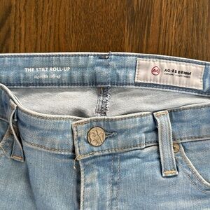 AG denim the Stilt Roll-Up Cigarette roll up